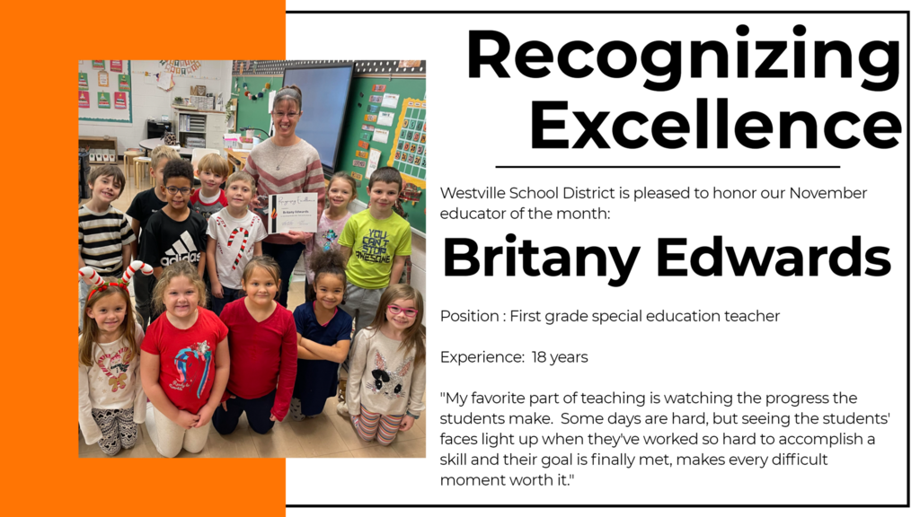 Recognizing Excellence- Nov.